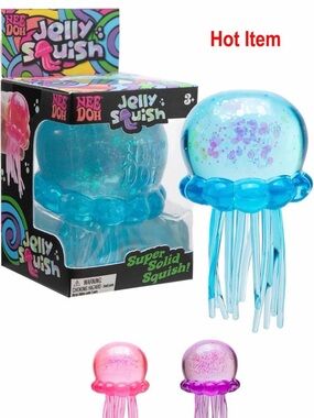 NeeDoh Jelly Squish Sensory Squishy Toy (Color Varies)